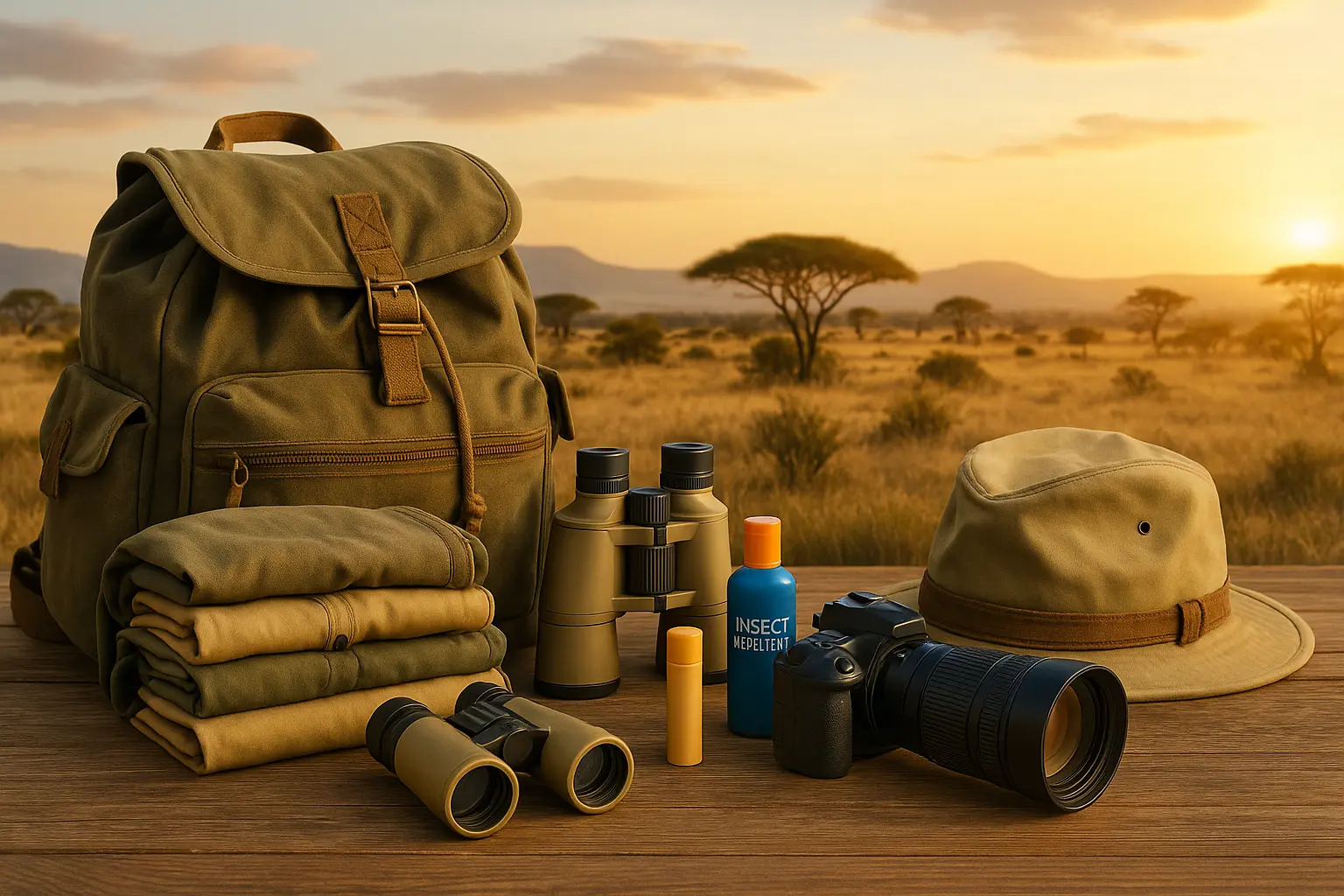 Qué llevar a un safari en el sur de África: ropa, accesorios y equipaje recomendado